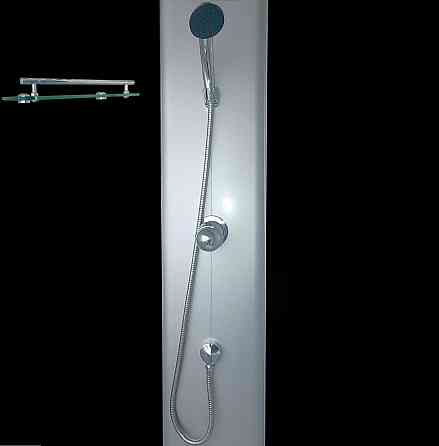 Душовий бокс півкруглий без даху SAN L90GBS (L90B) BRAVO (3уп.) Київ