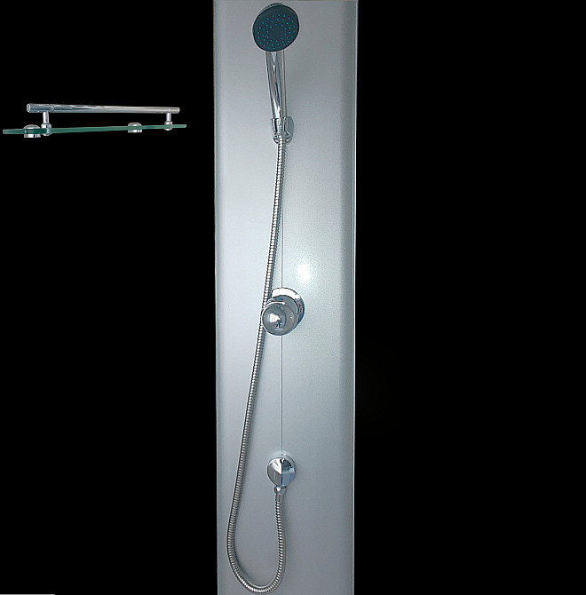 Душовий бокс півкруглий без даху SAN L90GBS (L90B) BRAVO (3уп.) Тернополь - изображение 2