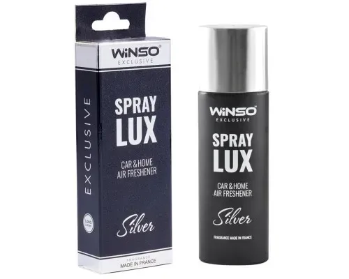 Освіжувач повітря WINSO Spray Lux Exclusive Silver 55 мл — стильна свіжість для будь-якого простору Ковель - фото 1