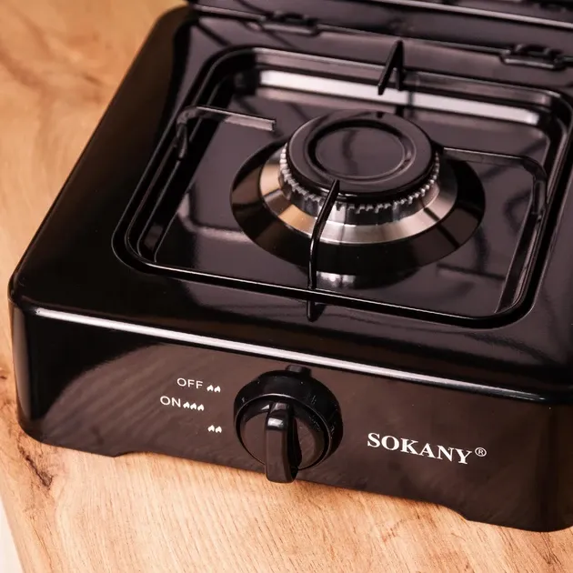 Одноконфорочна газова плита SK-07005 2,2 кВт компактна для дому, дачі та подорожей Одеса - фото 2