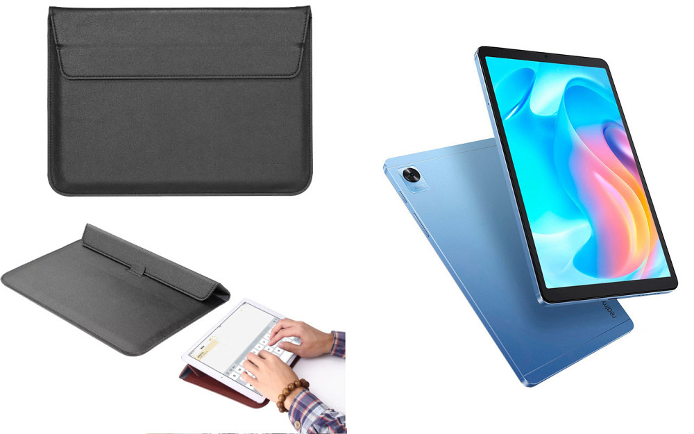 Чохол-конверт VitoCase для realme Pad Mini, з функцією підставки для планшета Чорний Київ - фото 1