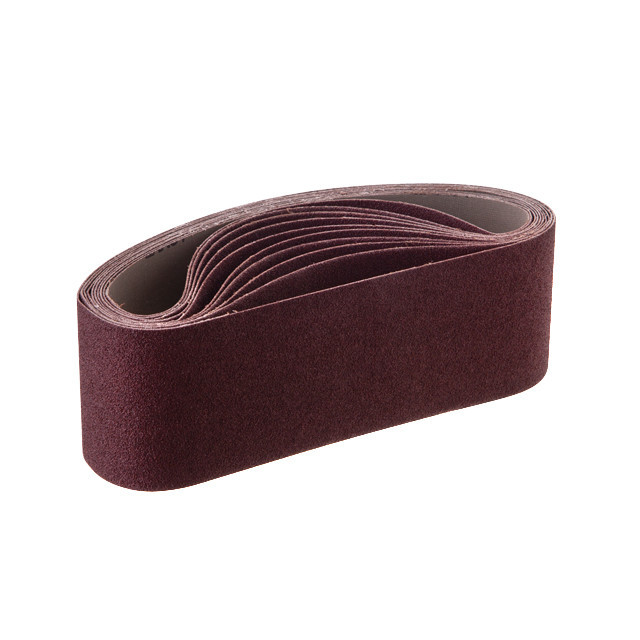 Стрічка шліфувальна, 75×533 мм, зерно K80, 10 шт. INTERTOOL BT-0408 Київ - фото 3