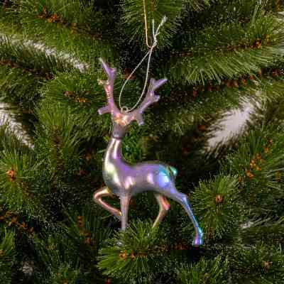Украшение декоративное Chomik Олень, пластик, кольоровий, 9х15 см (5900779895935) Винница