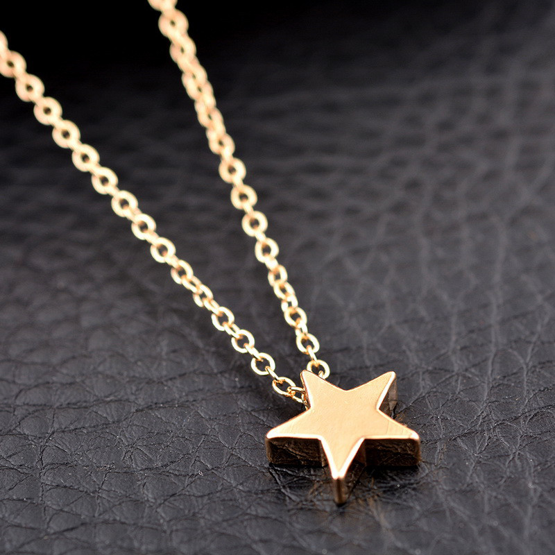 Ланцюжок жіночий з кулоном Зірка Київ - фото 3