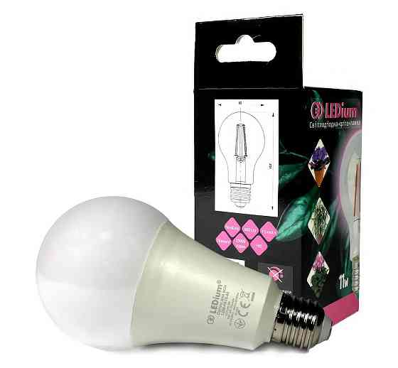 Фитолампа светодиодная А80 15W Е27 Харьков