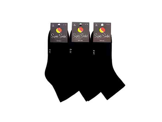 Шкарпетки S_200 однотон махра (чорний) р.39-42 1пар ТМ Super Socks Київ