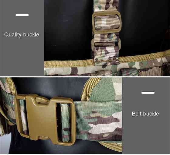 Ременно-плечевая система РПС Yakeda разгрузочный ремень с 6 подсумками Мультикам Винница