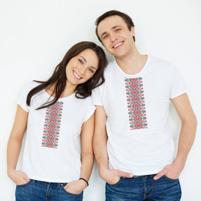 Футболка Sol's Regent Women Вишиванка вертикально білий XL (01825102/313XL) Винница - изображение 2