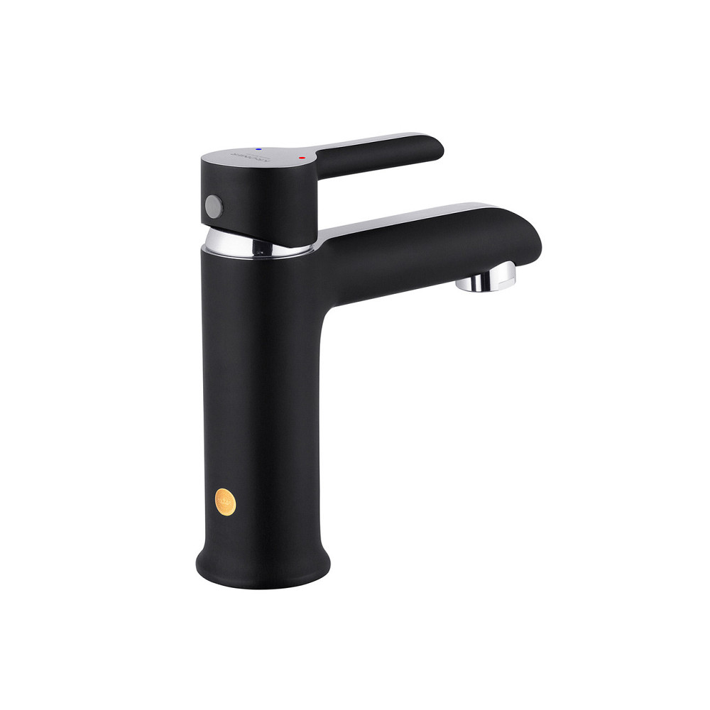 Змішувач для раковини Kroner KRP Essen - SCH010 чорний/хром Київ - фото 3