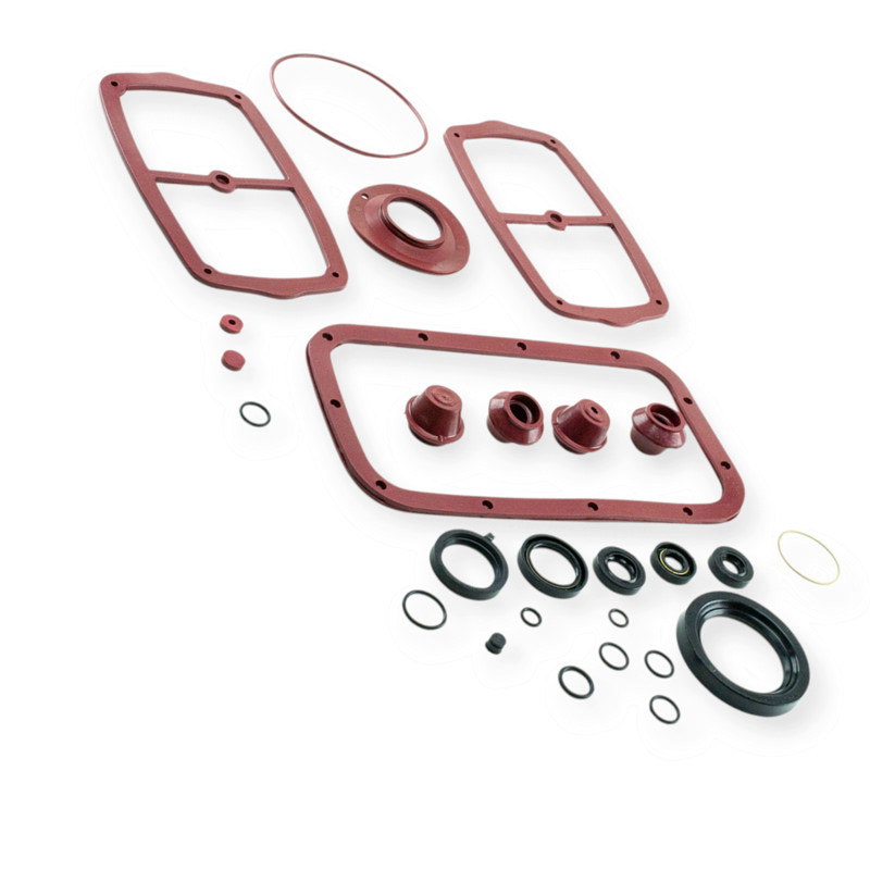 Набір МТ,Дніпро повний червоний з прокладкою піддону сальників Мукачево - фото 1