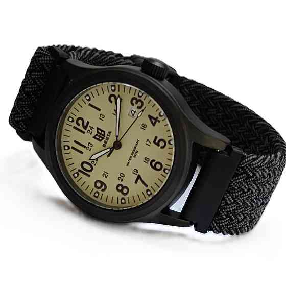Часы мужские тактические наручные Besta Command Green Nylon (2 ремешка) Винница