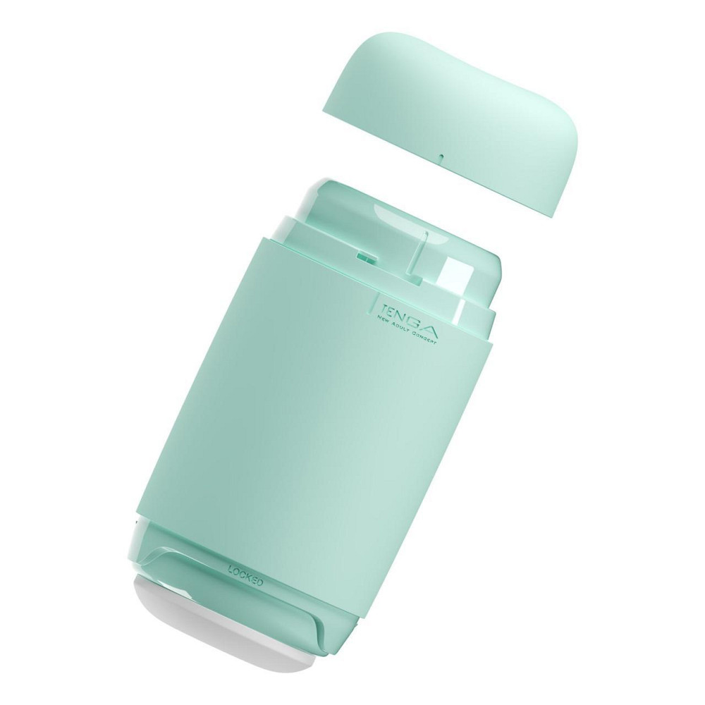 Мастурбатор TENGA PUFFY MINT GREEN, ультрам’який матеріал, багаторазовий, наскрізний Sex Aura Київ - фото 4