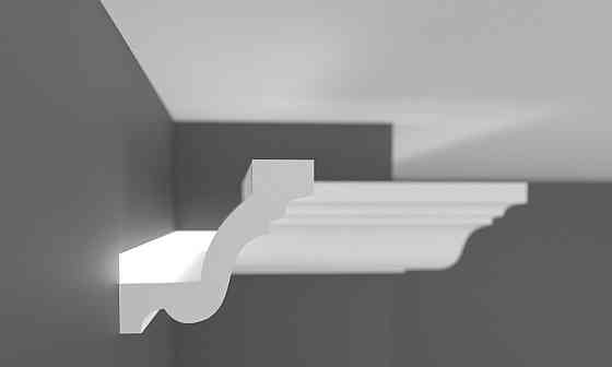 Карниз полиуретановый гладкий Gaudi Decor P 134 Днепр