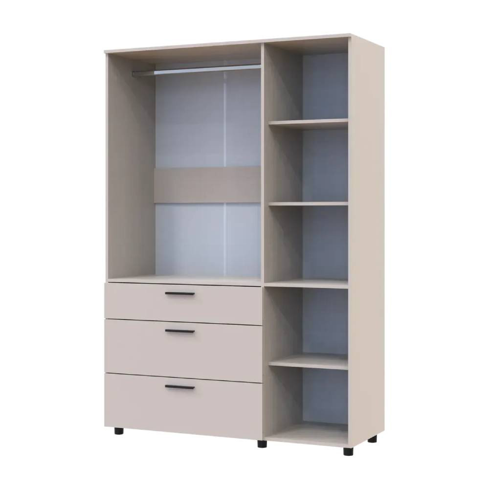 Шафа для одягу Doros Торн Кашемір 3 ДСП/3Ш (штанга) 135х51.6х200 (DRS-012061) Львів - фото 3