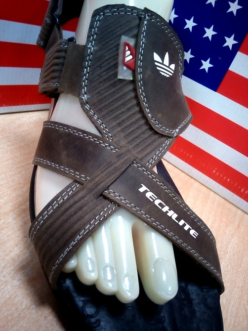 Мужские кожаные сандалии Adidas Киев - изображение 4