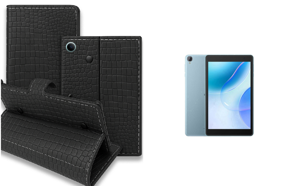 Книга-трансформер для планшета Blackview Tab 70, цвет Black Krokodil Black Киев - изображение 1