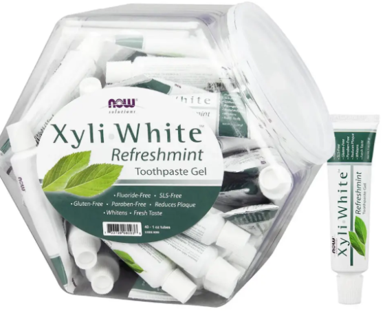 Зубна паста-гель Now Foods XyliWhiteTM Refreshmint Toothpaste Gel — 40-1 oz tubes Київ