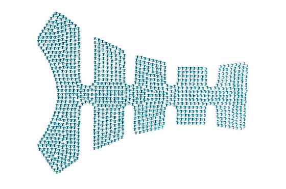 Наклейка на бак (20x16см, стразы голубые) Мукачево