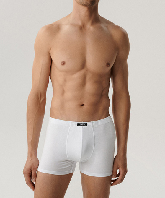 Трусы мужские шорты белые Basic Atlantic 3BMH-007 Киев - изображение 2