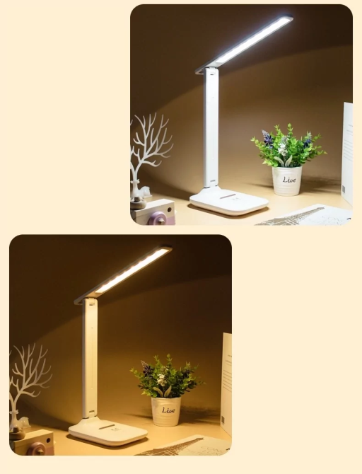 Акумуляторна настільна світлодіодна лампа Tedlux TL-1001B (Біла) Вінниця - фото 6