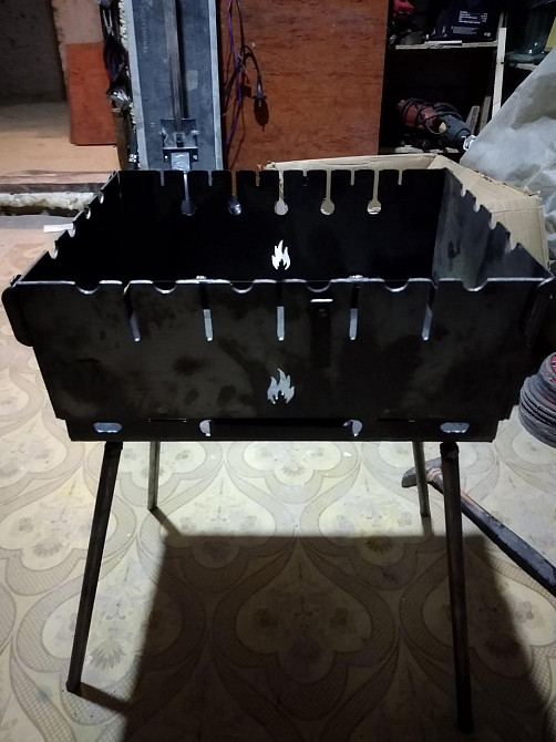 Мангал-валіза DV - 6 шп x 2 мм (гарячекатаний) Полтава - фото 1