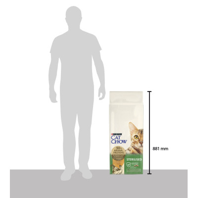 Сухий корм для кішок Purina Cat Chow Sterilised з індичкою 15 кг (7613287329592) Вінниця - фото 7
