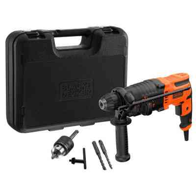 Перфоратор Black&amp;Decker SDS-Plus, 650 Вт, 1.6 Дж, 3 режими, кейс, 3.57 кг (BEHS01) Вінниця
