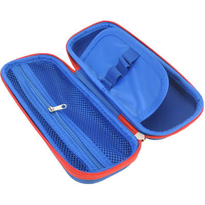 Пенал Cool For School з тисненням 1 відділення Блакитний (B-8010-dk.blue) Вінниця - фото 2