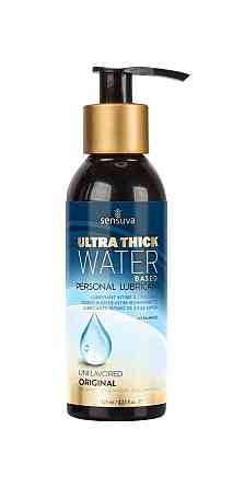 Густа змазка Sensuva Ultra-Thick Water-Based (125 мл) на водній основі, без гліцерину та парабенів Sex Aura Київ