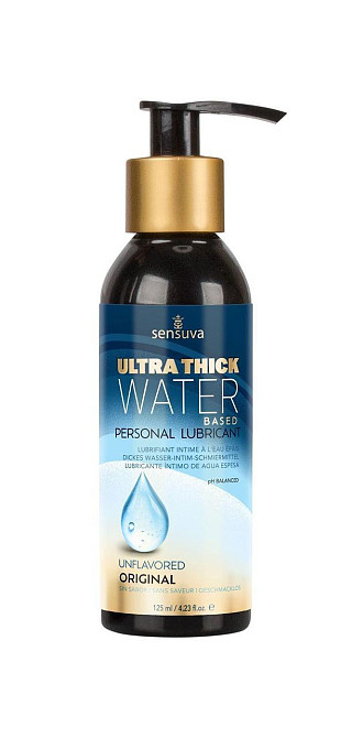 Густа змазка Sensuva Ultra-Thick Water-Based (125 мл) на водній основі, без гліцерину та парабенів Sex Aura Київ - фото 1