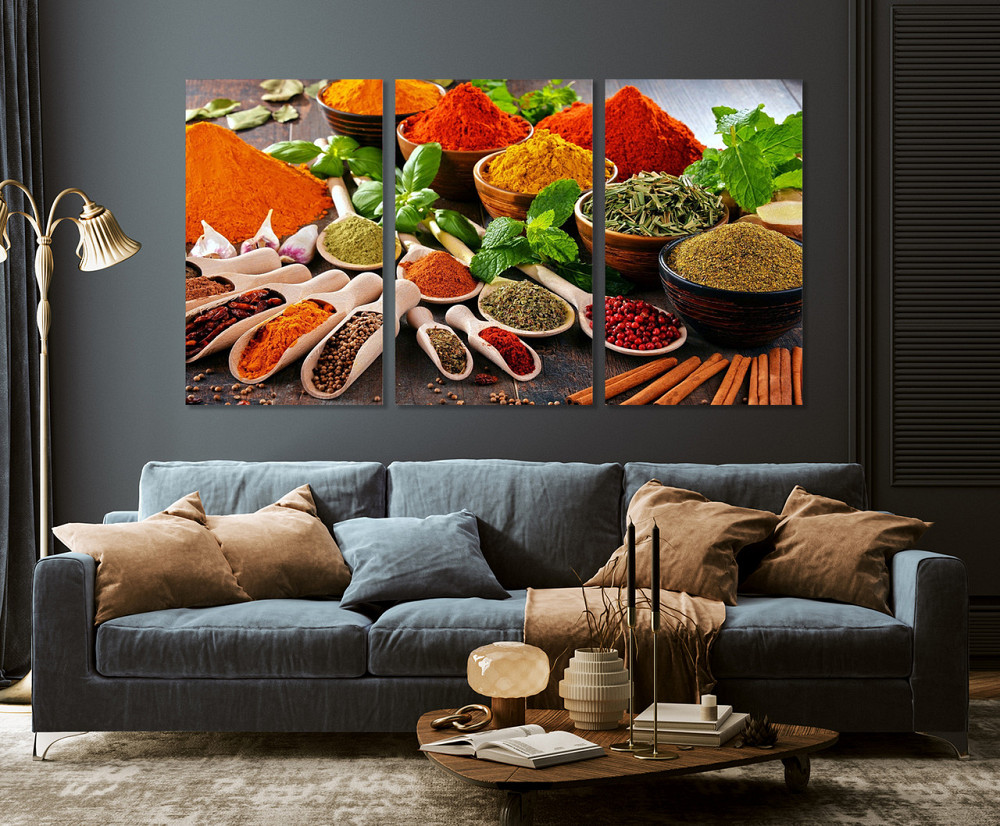 Модульна картина у вітальню/ спальню Духм`яні спеції  ART-075_3A Київ - фото 3