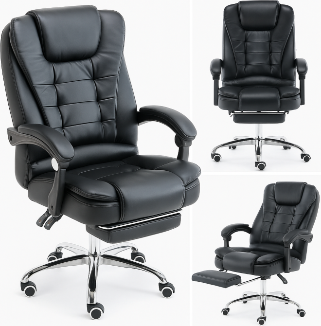 Кресло офисное Diego D2 черное Киев - изображение 1