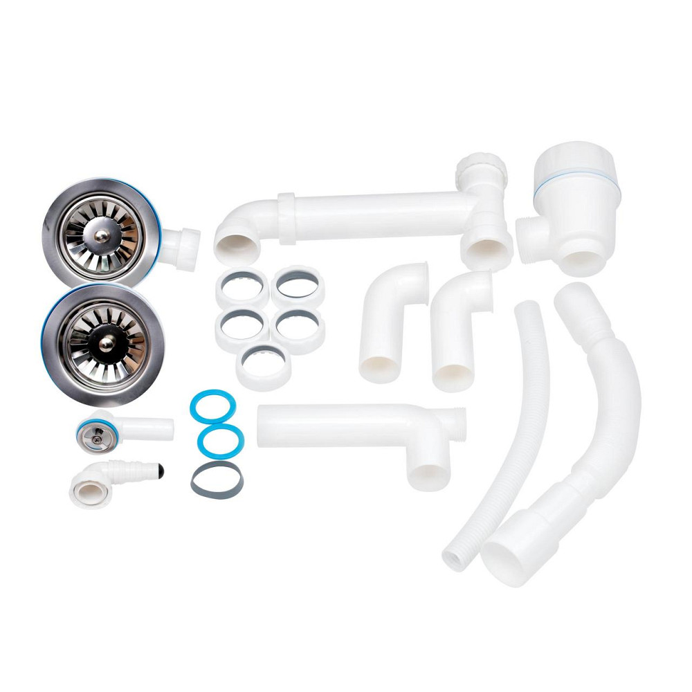 Кухонна мийка з додатковою чашею Lidz 780x495/200 BLA-03 (LIDZBLA03780495200) Київ - фото 7