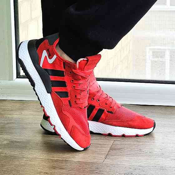 Літні Кросівки Adidas Jogger Сіточка Червоні Адідас Бігові Легкі (розміри: 41,42,43,44,45) Відео Огляд Дніпро