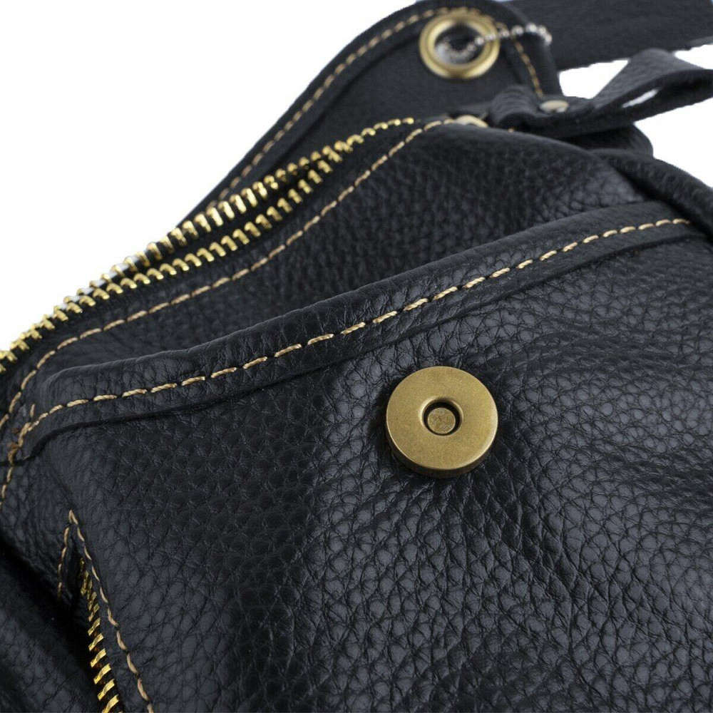 Сумка на пояс Vintage 14659 Чорна Київ - фото 4