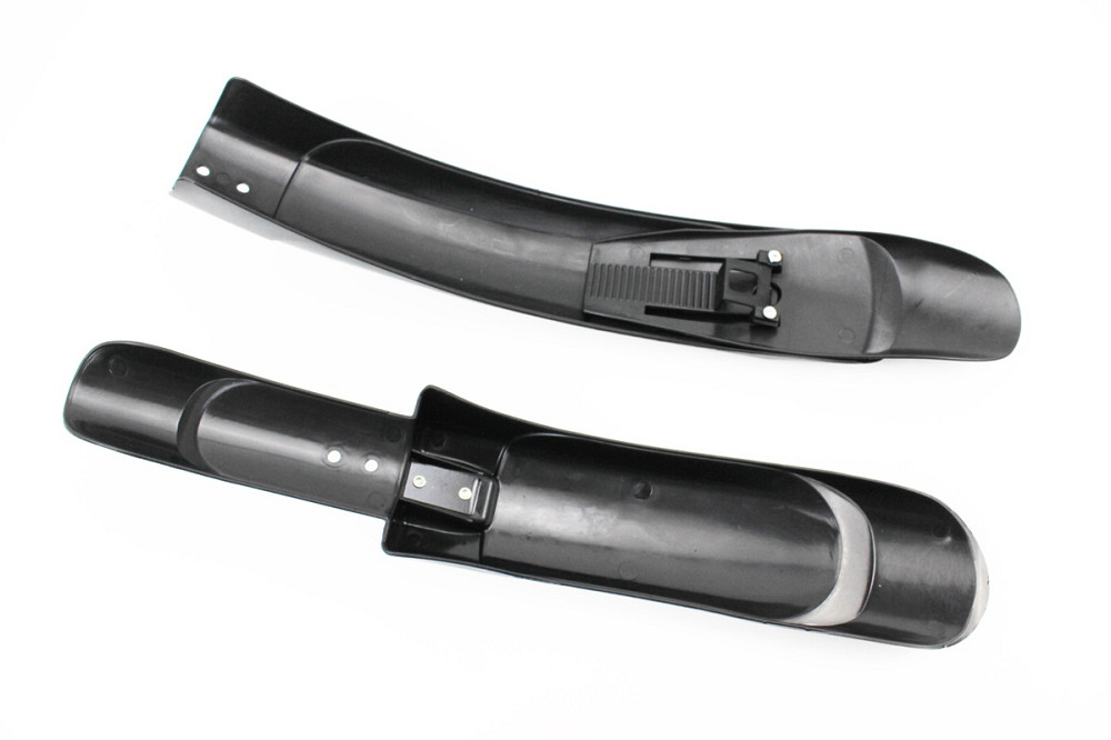 Крила пластмасові 24-26" MTB розсувні, чорні Київ - фото 2