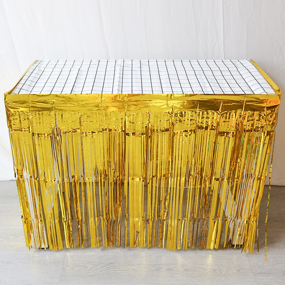 Дощик широкий на стіну та стіл 74 см на 274 см золотистий Київ - фото 6