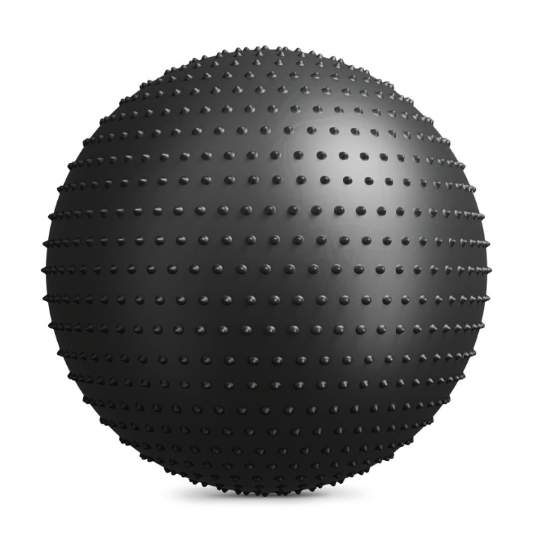 Фітбол масажний Hop-Sport 65см чорний + насос Київ - фото 7