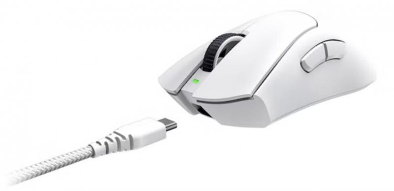 Миша бездротова Razer DeathAdder V3 Pro White (RZ01-04630200-R3G1) Білий Харьков - изображение 4