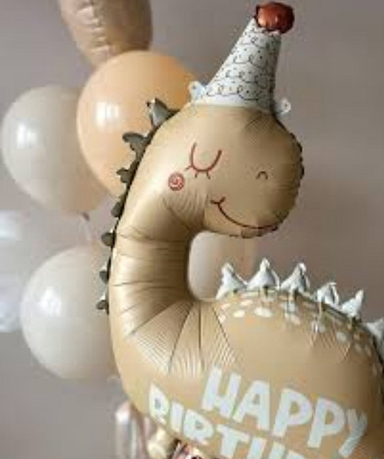 Фольгована кулька динозаврик 78*56см Киев - изображение 2