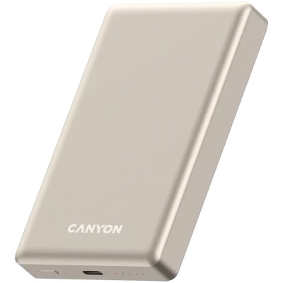 Батарея универсальная Canyon 10000mAh OnPower 510 slim Magsafe PD/20W Beige (CNS-CPB510BE) Винница - изображение 2