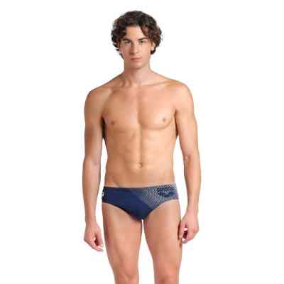 Плавки Arena Foggy Dots Swim Briefs 008482-701 темно-синій 85 (3468337531036) Винница