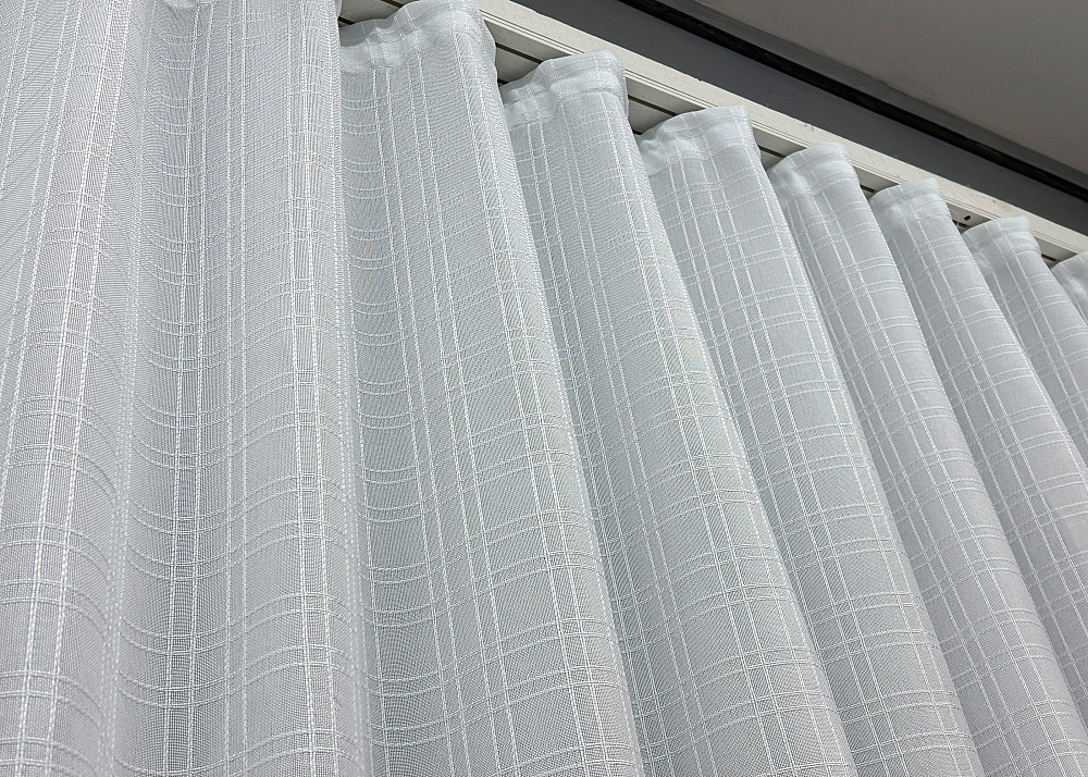 Тюль-штора VR-Textil 1149т Льон Холодний білий 200х270 см (42-1084) Київ - фото 7
