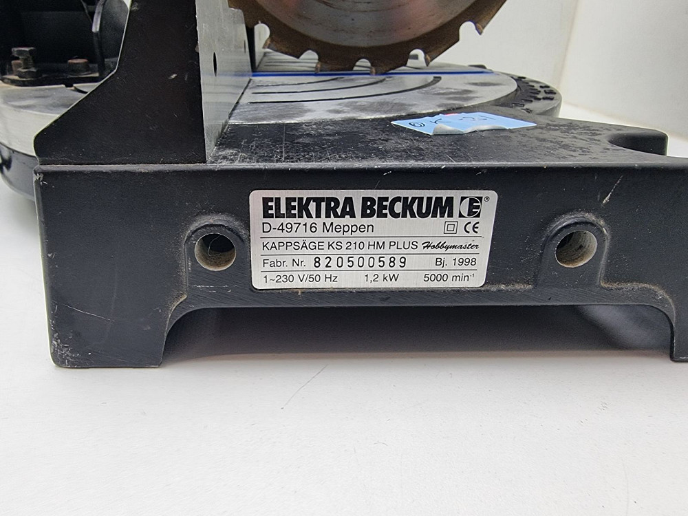 Професійна торцювальна пила Elektra Beckum KS 210 HM Plus (товар вживаний) Луцк - изображение 3
