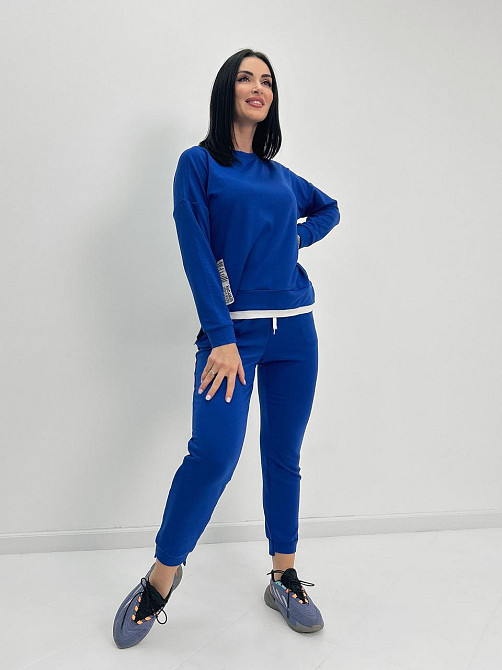 Трикотажний костюм-двійка "Spring" оптом | Норма | Розпродаж моделі 46-48, Електрик Київ - фото 1