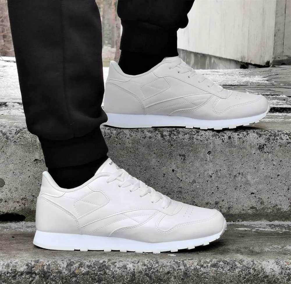 Кроссовки Reebok Classic Белые Рибок Кожа Женские (размеры: 40) Днепр - изображение 2