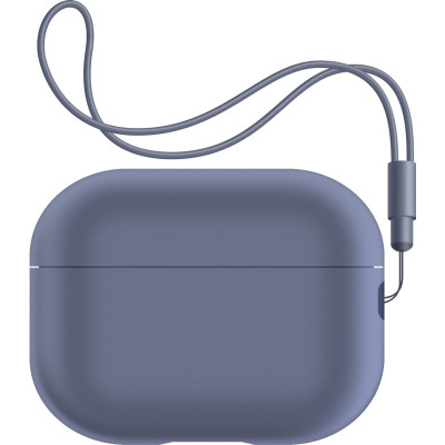 Чехол для наушников Armorstandart Silicone Case with straps для Apple Airpods Pro 2 Dark Purple (ARM68611) Винница - изображение 1