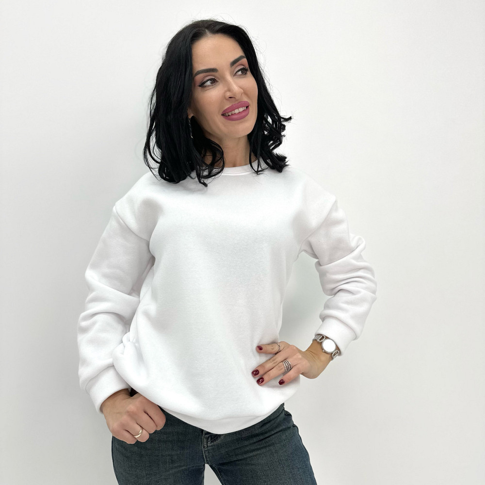 Базовый однотонный свитшот 