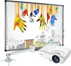 Інтерактивна дошка Avtek Zestaw Interaktywny Edu Krótkoogniskowy Київ - фото 1