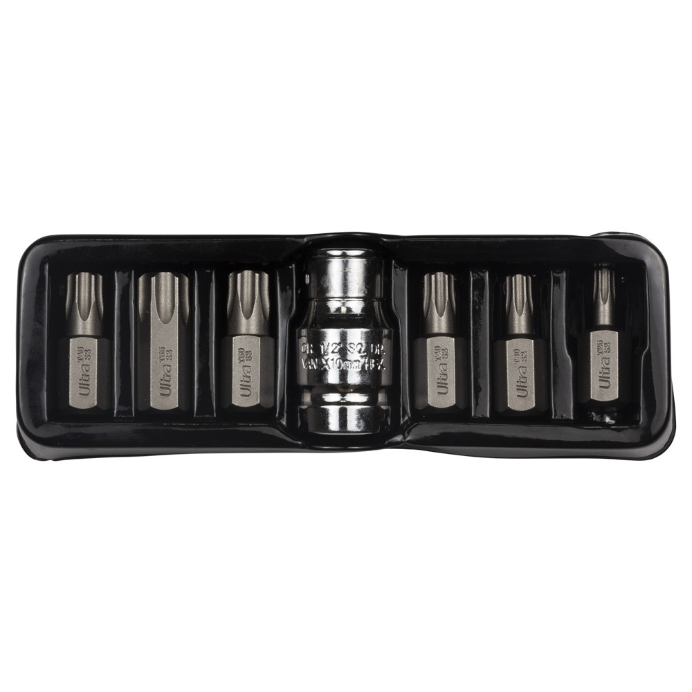 Ultra Набор бит TORX 10мм 7шт S2 (пласт кейс) ULTRA (4016902) Київ - фото 3